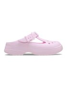 Crocs Крокс с релефно лого - Светлорозов