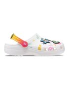 Crocs Крокс с висулки - Бял/Зелен/Светлорозов