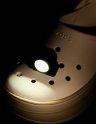 Crocs Метален джибиц Jibbitz™ с фенерче Черен