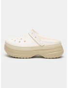 Crocs Полускосен крокс с масивен дизайн - Бял
