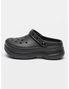 Crocs Полускосен крокс с масивен дизайн - Черен