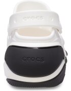 Crocs Полускосен крокс с отворена пета Бял