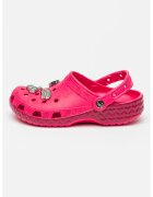 Crocs Сабо с перфорации - Фуксия/Сребрист