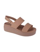 Crocs Сандали - Brooklyn Low Wedge 206453-2EL - кафяви - Кафяв