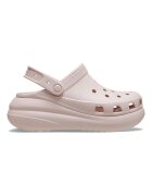 Crocs Скосен крокс Crush с каишка на петата Бледо розово