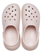 Crocs Скосен крокс Crush с каишка на петата Бледо розово