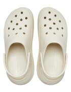 Crocs Скосен крокс Crush с каишка на петата Слонова кост