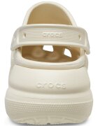 Crocs Скосен крокс Crush с каишка на петата Слонова кост