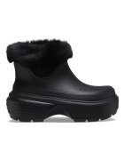 Crocs Унисекс боти с еко пух и лесно обуване Черен