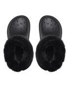 Crocs Унисекс боти с еко пух и лесно обуване Черен