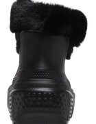 Crocs Унисекс боти с еко пух и лесно обуване Черен