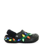 Crocs Унисекс чехли Classic Lined - черно-многоцветни