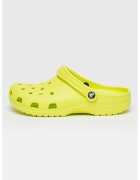 Crocs Унисекс крокс Classic с широк дизайн и отворена пета - Лайм зелено