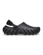 Crocs Унисекс крокс Echo с отворена пета и масивен дизайн - Черен
