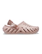 Crocs Унисекс крокс Echo с отворена пета и масивен дизайн - Прашно розово