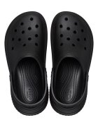 Crocs Унисекс полускосен крокс Stomp Черен
