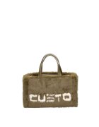 Custo Barcelona Чанта tote от еко пух с лого