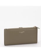 David Jones Портфейл таупе кафяв Paris DJ0086-1 07 18741 Сиво-кафяв