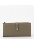 David Jones Портфейл таупе кафяв Paris DJ0086-1 07 18741 Сиво-кафяв