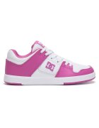 DC Shoes Дамски кецове - DC01682 - естествена кожа - бял/розов