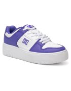 DC Shoes Дамски кецове MANTECA 4 PLATFORM A - естествена кожа - бял/лилав