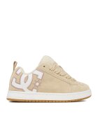 DC Shoes Детски спортни обувки модел CEO-V5-10116K - естествена кожа - бежови