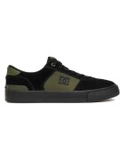 DC Shoes Мъжки кецове естествена кожа - черно/зелено