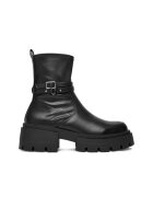 DeeZee Дамски боти W4LH101008D - черни - синтетични
