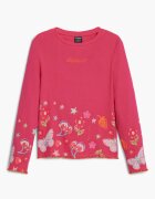 DESIGUAL Блуза с памук с овално деколте Розово