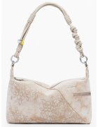 DESIGUAL Чанта за рамо от еко кожа с джоб встрани и шарка