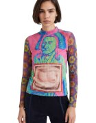 DESIGUAL Дамска блуза 21WWTKCQ/3043 - - Полиестер/Еластан