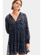 DESIGUAL Дамска рокля - 76671 - тъмносиня - полиестер