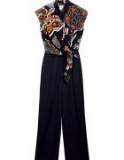 DESIGUAL Дамски гащеризон 25SWPW20 Вискоза Черен Черен