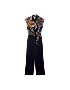 DESIGUAL Дамски гащеризон 25SWPW20 Вискоза Черен Черен