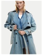 DESIGUAL Дамско палто памук копчета синьо