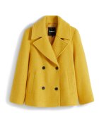 DESIGUAL Дамско палто вълна - 549879 Жълт