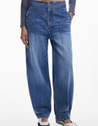 DESIGUAL Дънки Boyfriend Син меланж