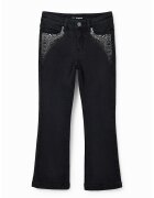 DESIGUAL ДЪнки Schwarz със стандартна кройка