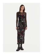DESIGUAL Ежедневна дамска рокля черна - от удобна материя