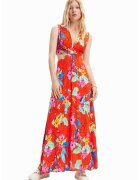DESIGUAL Флорална рокля с отвори встрани