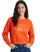 DESIGUAL Къс суичър Uniforme