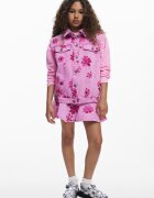 DESIGUAL Къса флорална риза Розово