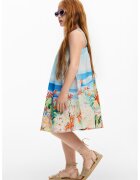 DESIGUAL Къса рокля с флорална шарка