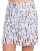 DESIGUAL Къси панталони - туид - ресни -