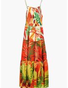 DESIGUAL Плажна рокля с тропически дизайн
