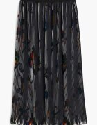 DESIGUAL Плисирана пола Черен