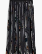 DESIGUAL Плисирана пола Черен