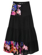 DESIGUAL Пола колекция Mans - макси - черна - вискоза