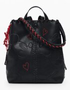 DESIGUAL Раница Disney от еко кожа Черен
