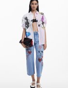DESIGUAL Риза с принт